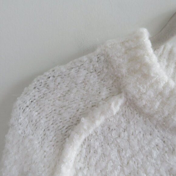 FREE PEOPLE Solid Cocoon Solid Crew Sweater Jumper in Ivory Neutral - Size XS - Picture 5 of 14